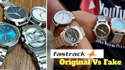 fastrack watch original vs fake|how to identify a fake watch.